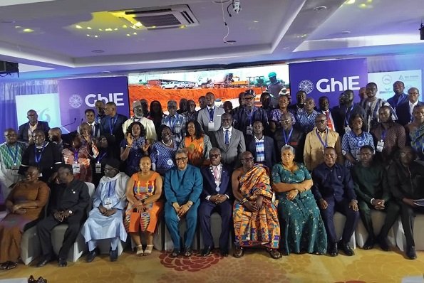 Mr Tanoh (seated, fifth from left) with other dignitaries at the programme