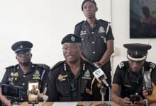 DCOP Lavoe addressing the press