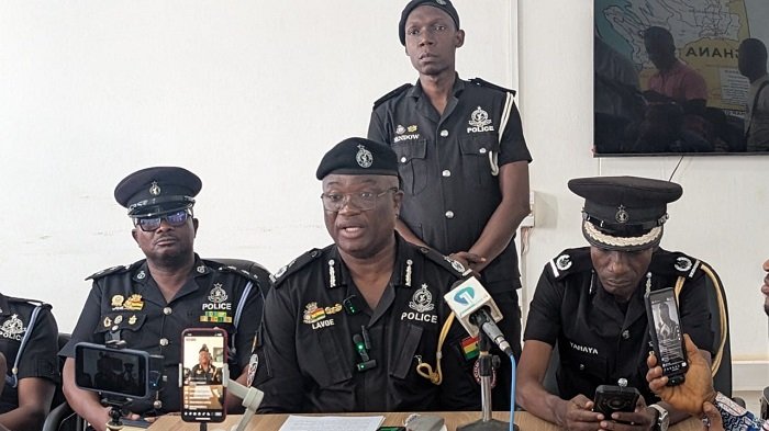 DCOP Lavoe addressing the press