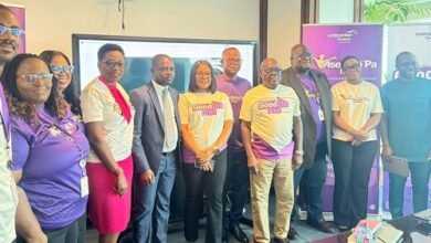 • Mr Ampofo (third from right) with other dignitaries in the programme