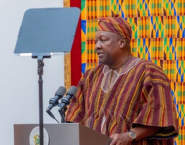 President Mahama delivering the State of the Nation Address