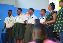 Sokode team receiving their awards