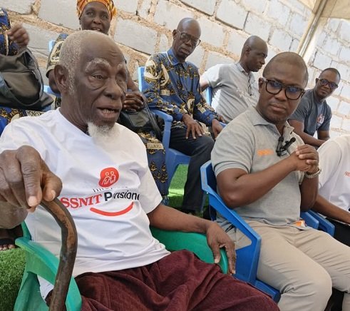 Mr Biney (right) with Mr Walah