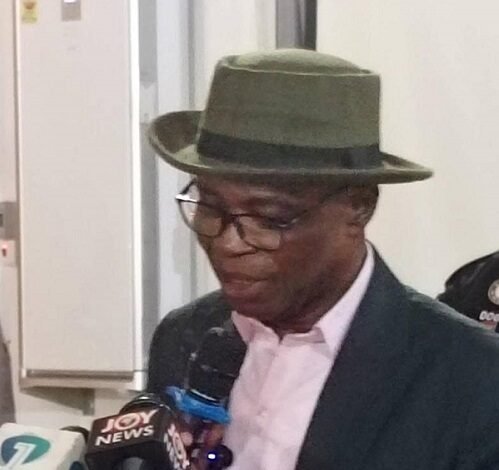 • Mr Mburidiba (inset) addressing participants at the launch