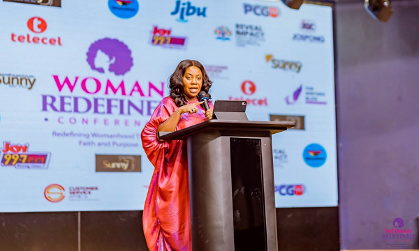 • CEO of Telecel Ghana, Patricia Obo-Nai, delivering the keynote address at the 2026 Woman Redefined Conference