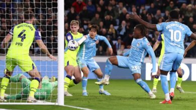 Thomas-Asante pokes home City's second goal