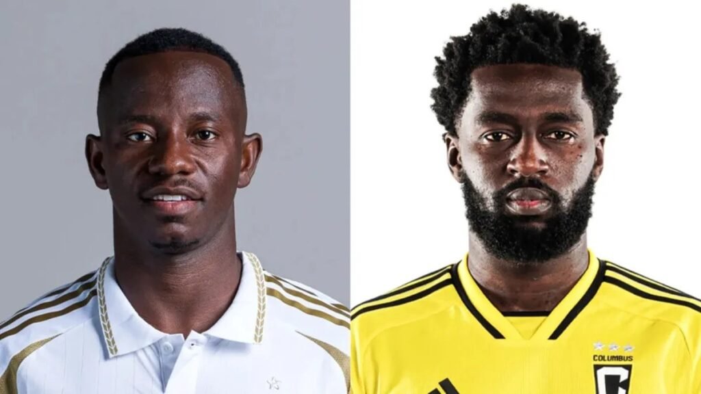 Yaw Yeboah (left), Derrick Jones (right).