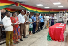 • Mr Nartey (with mic) inaugurating the committee