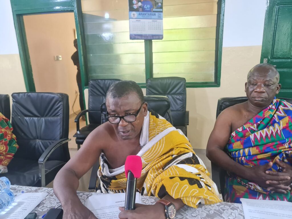 Nana Akwasi Agyeman IX addressing the AGM