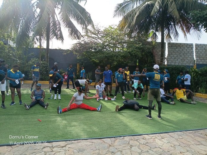 Ghana: MTN Momo staff walk to promote wellness and fitness