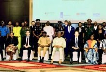 Alhaji Muntaka Mohammed-Mubarak (fifth from right) with COP Osman Abdul-Razak (fifth from left) and other stakeholders at the event