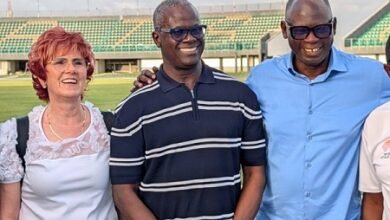 • Mr Fati sandwiched between Madam Lombard and Mr Fuseini after the inspection