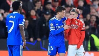 Benfica's Gianluca Prestianni was banned for six matches, three suspended, for homophobic comments aimed at Real Madrid's Vinicius Jr