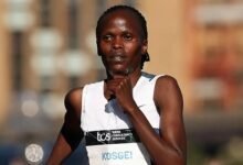 Brigid Kosgei won marathon silver for Kenya at the Tokyo Olympics in 2021