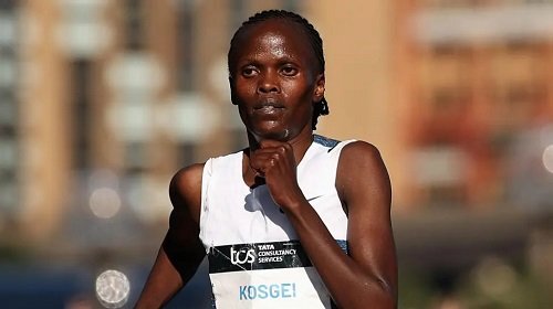 Brigid Kosgei won marathon silver for Kenya at the Tokyo Olympics in 2021