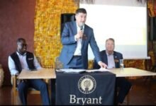 Dr Tebaldi speaking at the stakeholder engagement