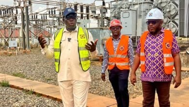 Mr Atsyatsya (left) addressing the press with Dr Charles Nii Ayiku Ayiku (right)