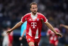 Harry Kane celebrating his goal