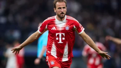 Harry Kane celebrating his goal