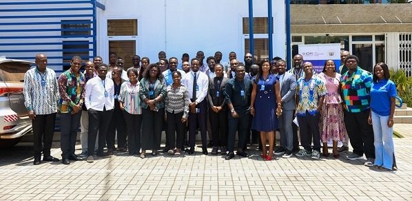 The media participants together with the resource persons