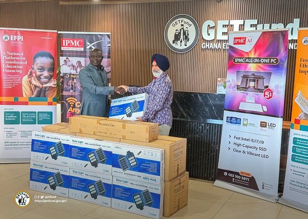 IPMC donates GH¢1.6m ICT, infrastructure package to GETFund