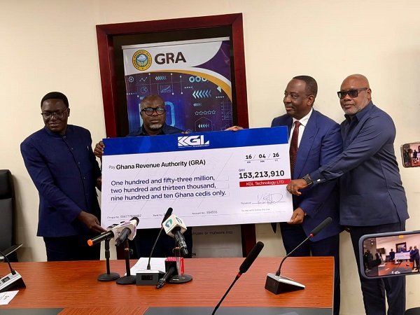 KGL Group pays GH¢153m corporate income tax to GRA