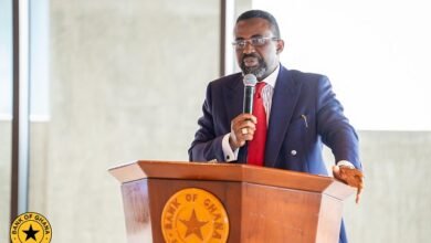 Dr Asiama speaking during the event