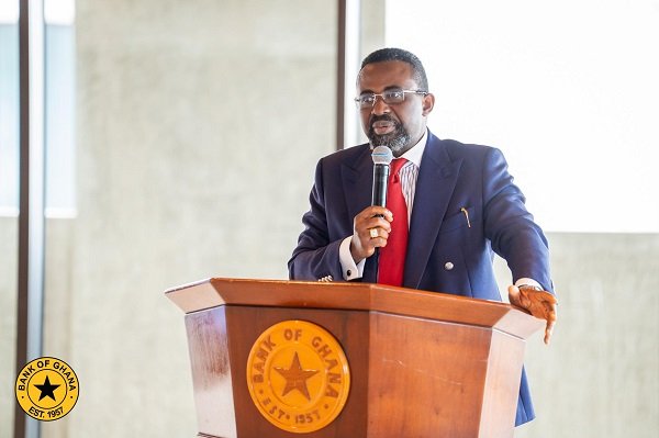 Dr Asiama speaking during the event