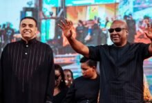 President Mahama (right) with Bishop Dag Heward-Mills at the Good Friday service