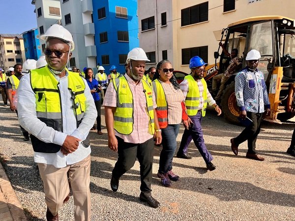 Minister commends progress on TDC housing projects in Tema