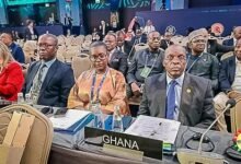 Mr Bagbin (right) and other guests at the meeting