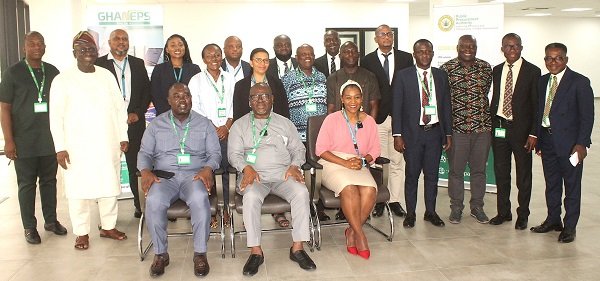 Mr Mante (seated left), Ms Thandy Pino (right) with PPA staff and the Lesotho delegation. Photo. Ebo Gorman