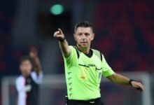 Referee Gianluca Rocchi