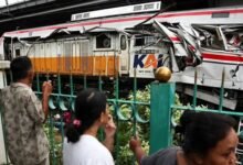 Some passengers were trapped in the carriages after the crash
