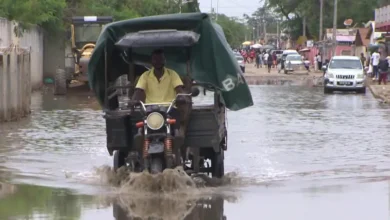 The flooding also damaged roads and bridges