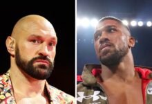 Tyson Fury and Anthony Joshua exchanged words after Fury's win over Arslanbek Makhmudov