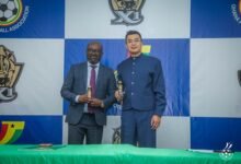 • Mr Simeon-Okraku and Mr Zhang after the signing