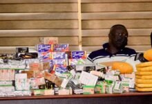 Some narcotics seized during the Madina swoop