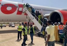 First and Second batch of pilgrims boarding the airbus