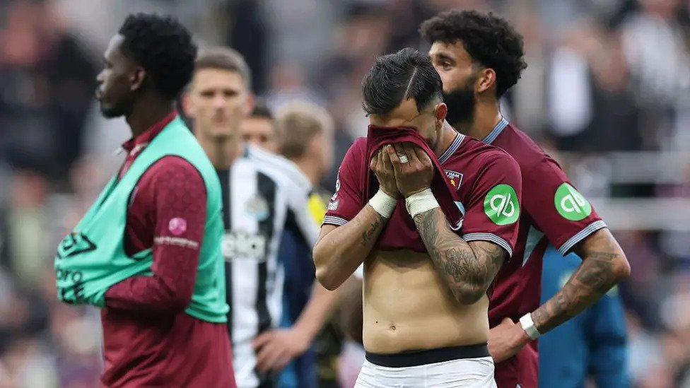 A 3-1 defeat to Newcastle on Sunday left West Ham on the brink of relegation from the Premier League
