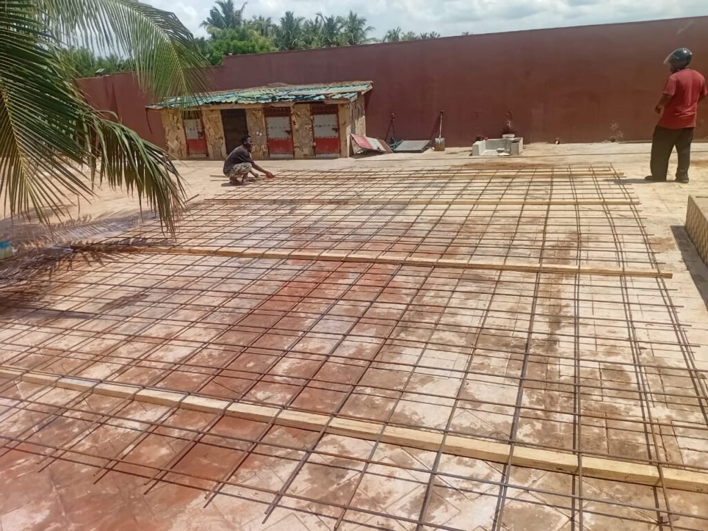 The ongoing spillway project