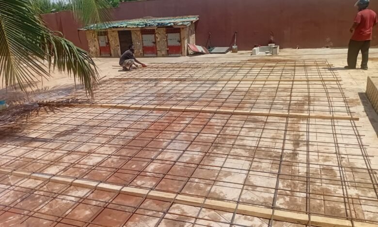 The ongoing spillway project