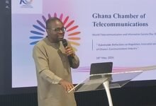Rev. Fianko (inset) speaking at the forum