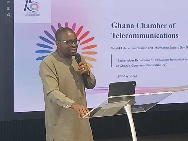 Rev. Fianko (inset) speaking at the forum