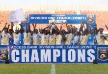 Debibi players celebrating after the win