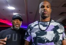 Don Charles (left) helped Daniel Dubois (right) to win the IBF heavyweight title