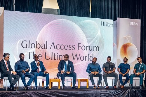 A panel discussion at the event