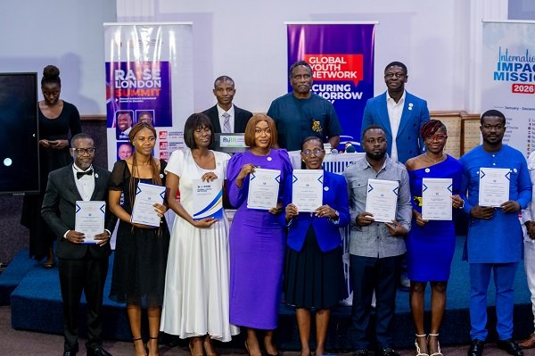 Global Youth Network cohort members after the event .