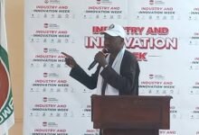 Amb.Gana (inset) addressing the students