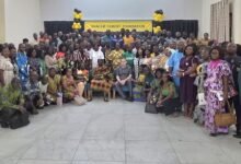 GCF council members with representatives of beneficiary Institutions after the donation .jpg